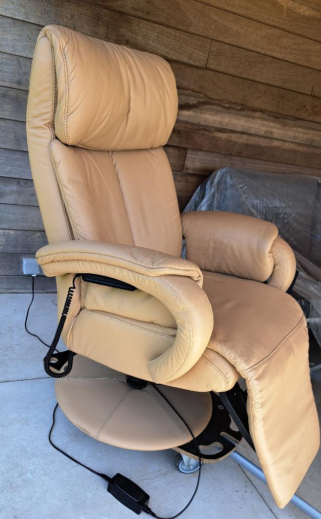 relaxzetel Himolla leder, Ophalen, Gebruikt, Leer