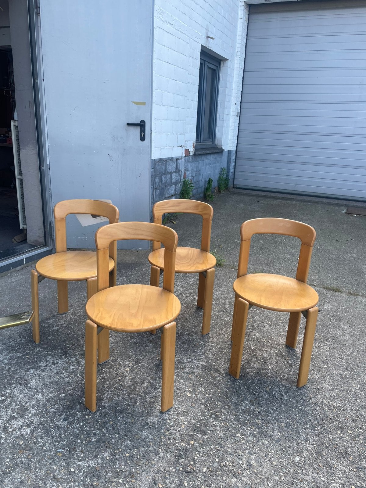 4 originele Bruno Rey stoelen, Enlèvement