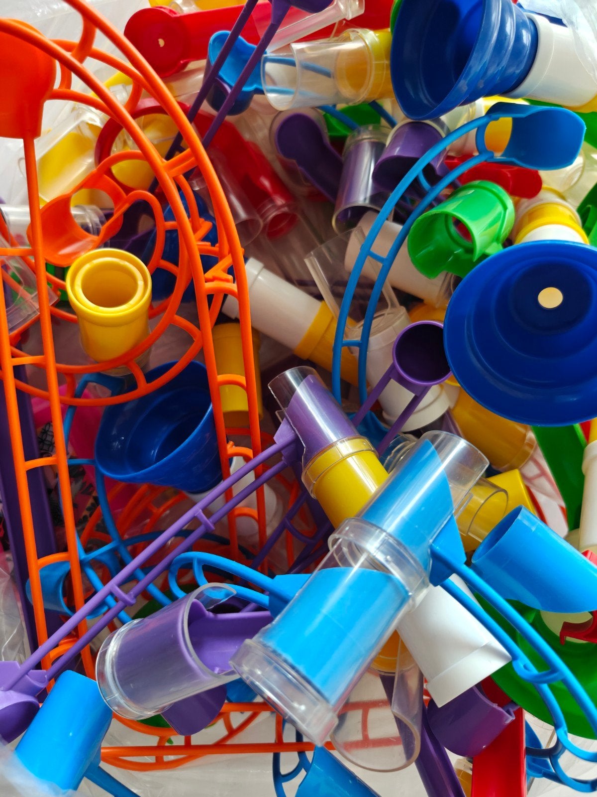 knikkerbaan, Kinderen en Baby's, Speelgoed | Bouwstenen, Ophalen, Gebruikt, Overige merken
