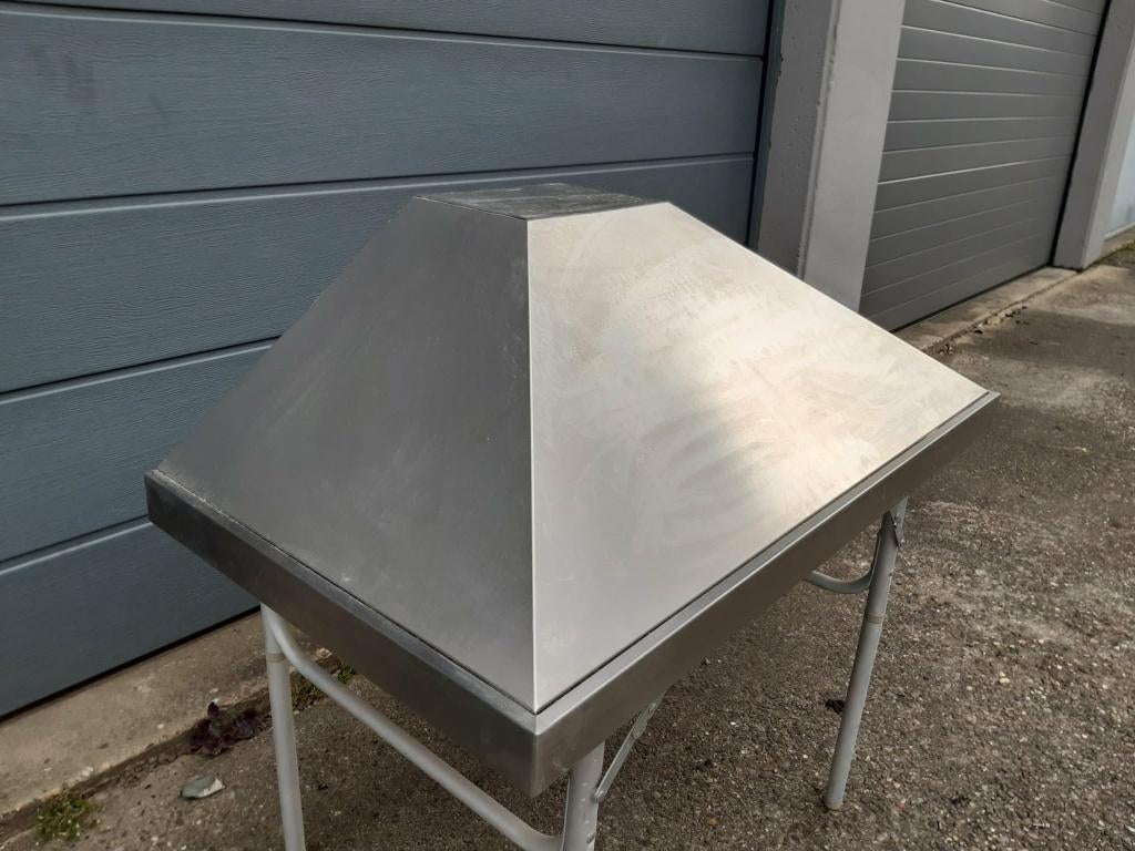 Inox dampkap, Ophalen, Vrijstaand