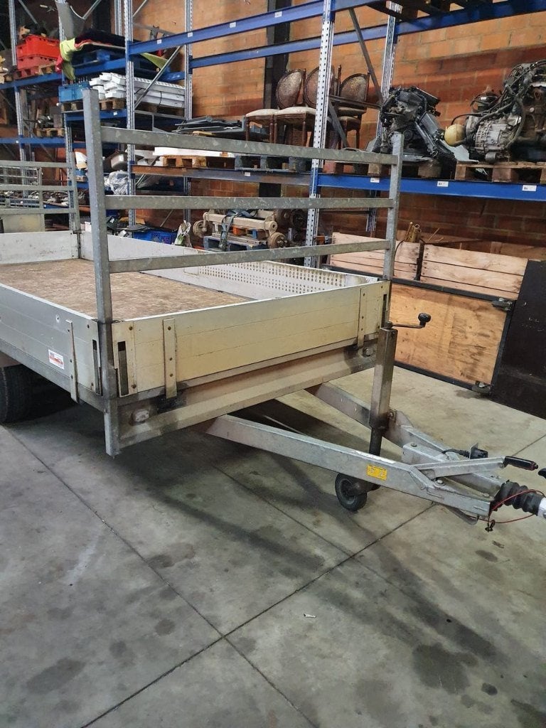 Aanhangwagen Anssems, Ophalen, Gebruikt