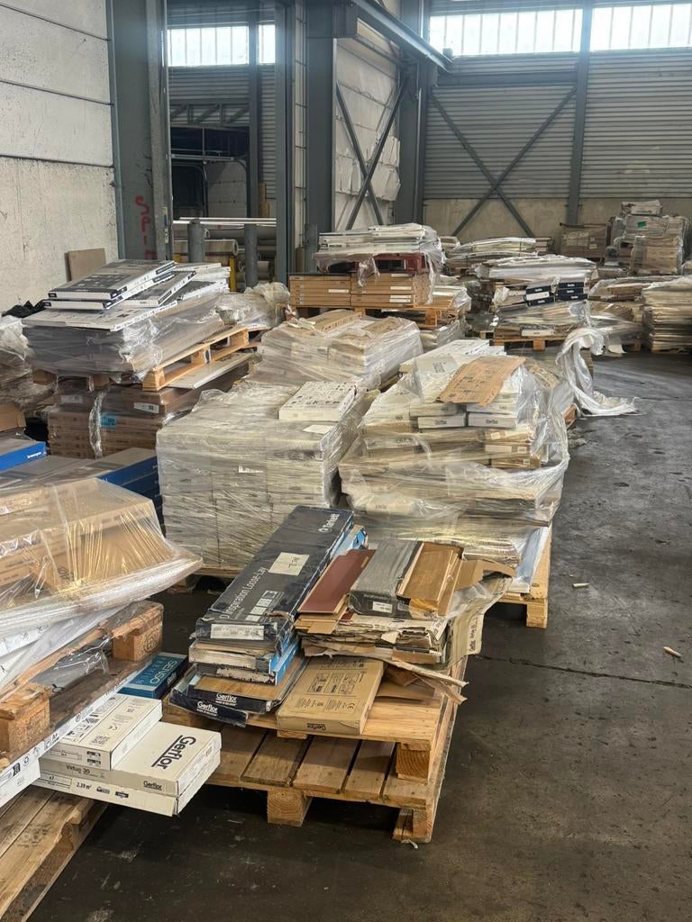 Gratis rest mix palleten pvc laminaat, Bricolage & Construction, Bois & Planches, Enlèvement, Comme neuf