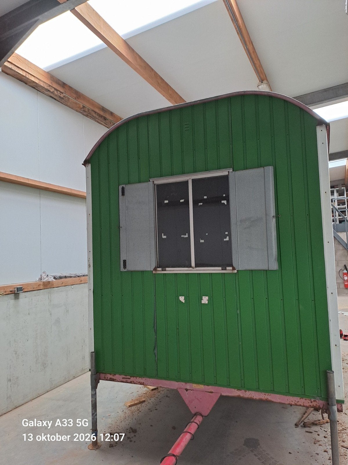 werfkeet, Doe-het-zelf en Bouw, Ophalen, Gebruikt