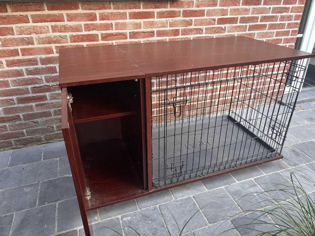 Hondenbench met kast, Enlèvement, Comme neuf