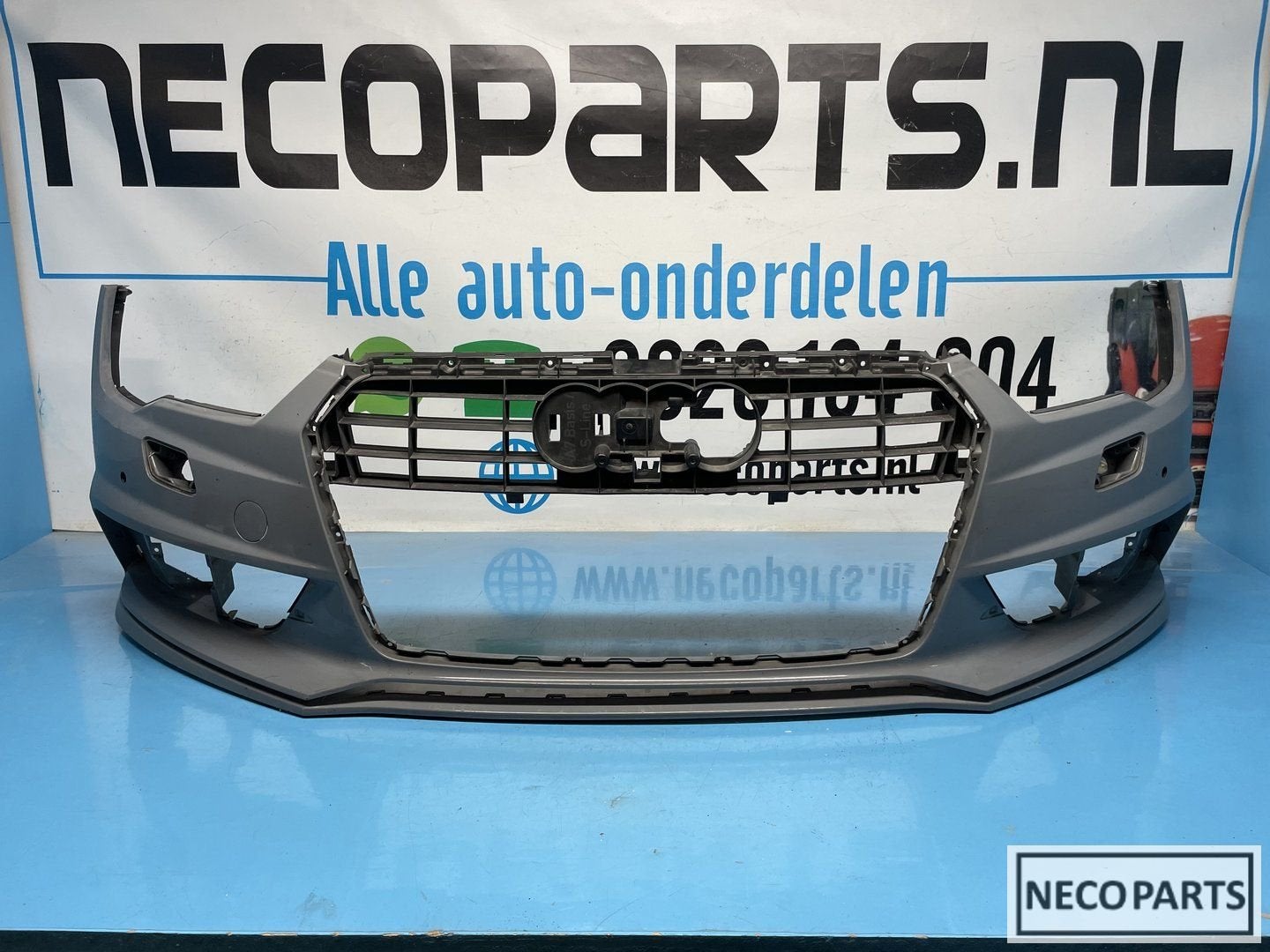AUDI A7 4G 4G8 FACELIFT S LINE BUMPER VOORBUMPER ORIGINEEL, Auto-onderdelen, Gebruikt, -, -, Spatbord