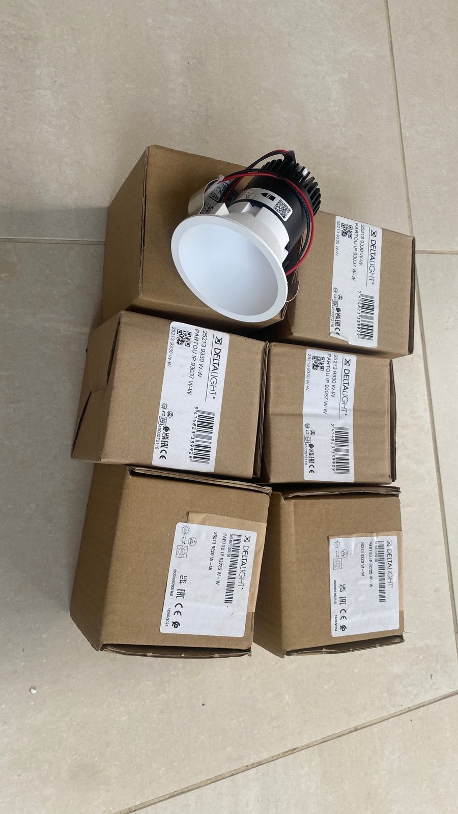 Spot inboiw wit LED. Deltalight, Huis en Inrichting, Ophalen of Verzenden, Nieuw, LED, Inbouwspot