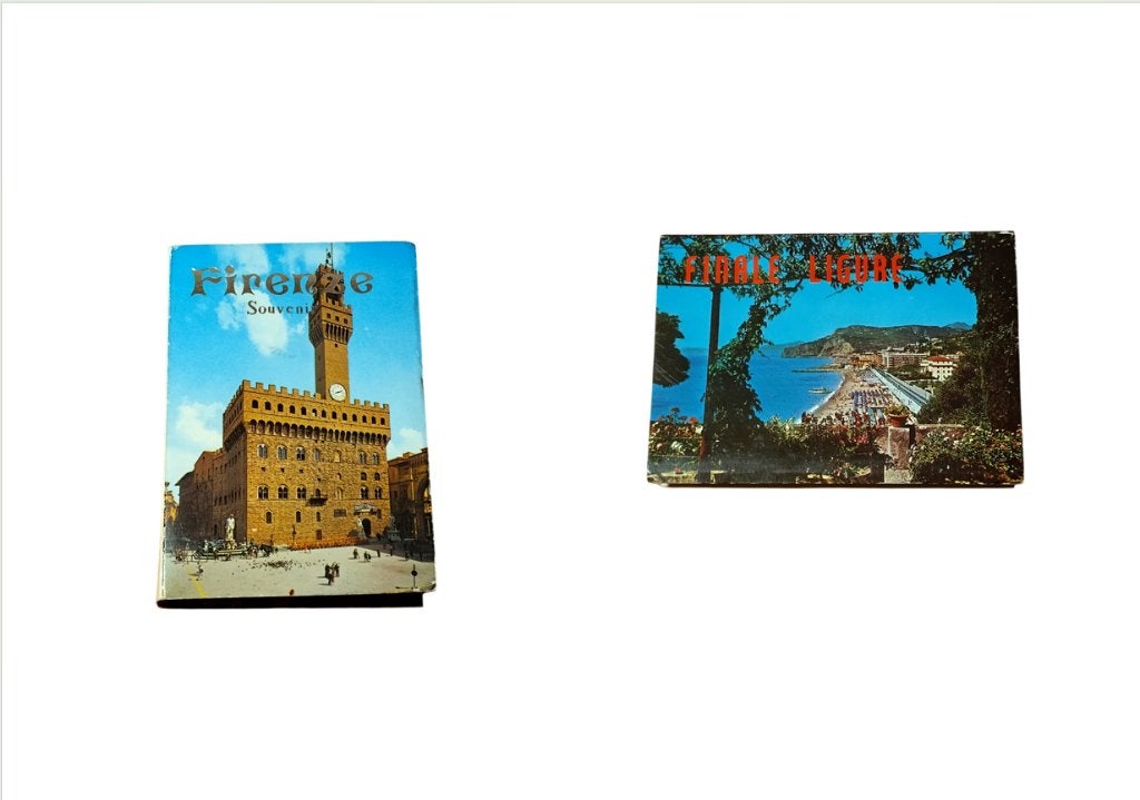 Keer bekeken in kleur Finale Ligure/Firenze vintage souvenir, Ophalen