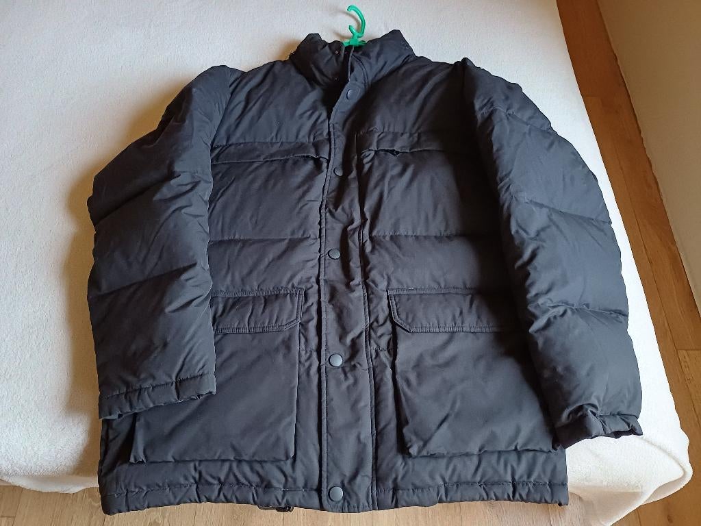 BLOUSON NOIR HOMME – DOUDOUNE, Enlèvement, Autres, Noir, Taille 52/54 (L)