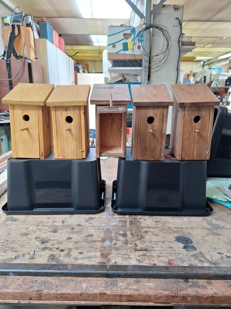 Nestkastjes,vogelhuisjes, Tuin en Terras, Vogelhuisjes en Vogelbaden, Ophalen