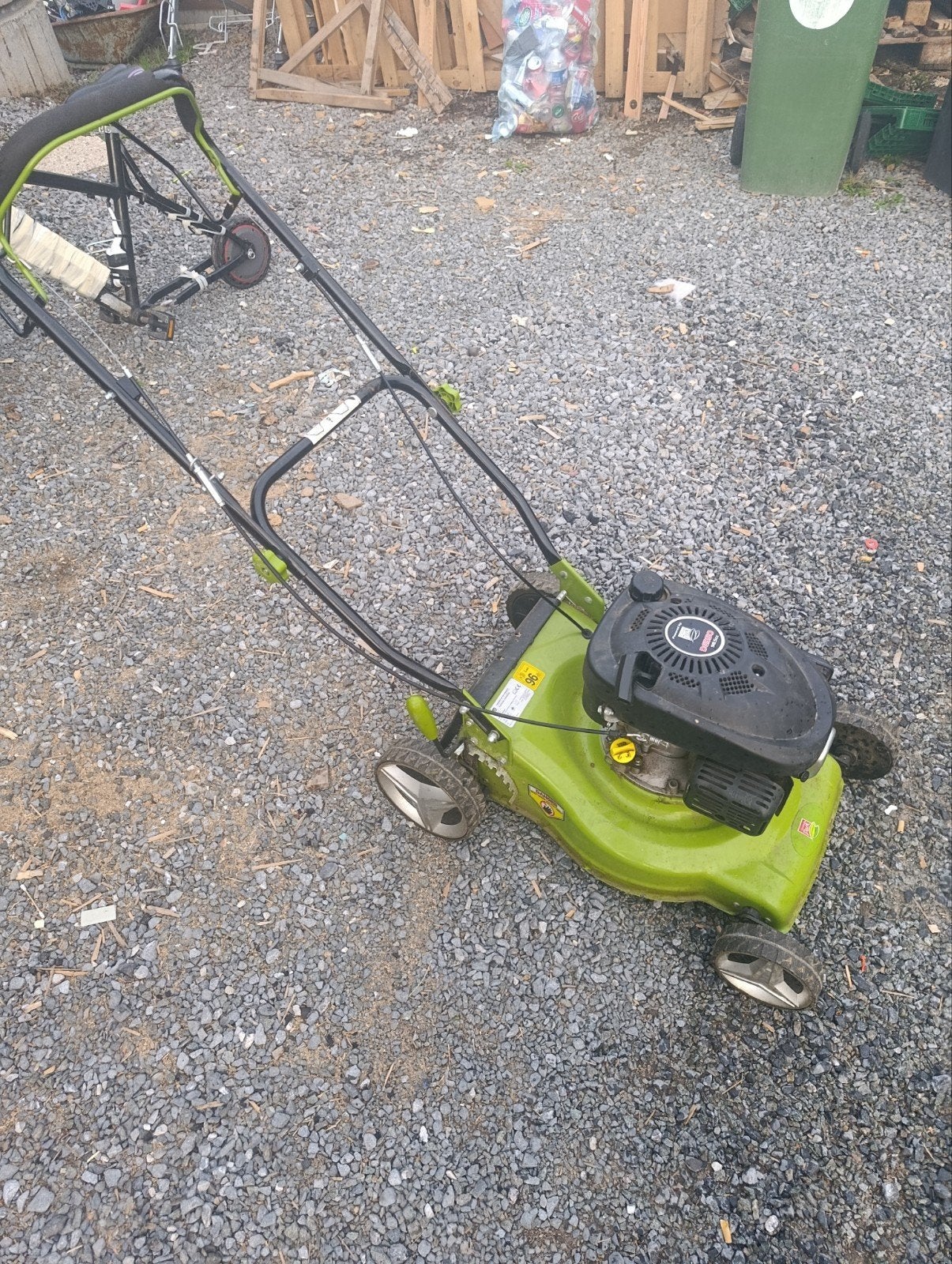Central Park Grasmaaier Benzine — 98,5 cc, Ophalen, Gebruikt, Benzine-grasmaaier