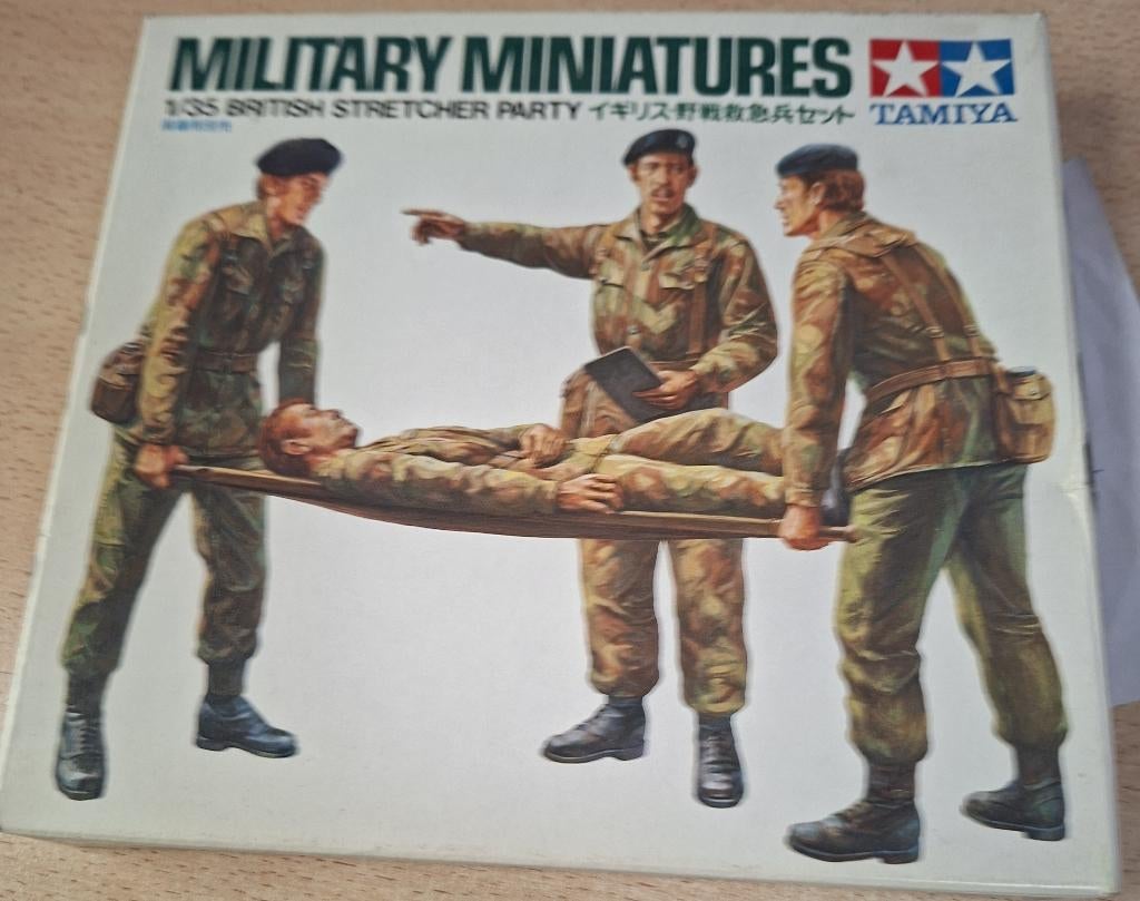 britse brancard partij, Ophalen of Verzenden, Zo goed als nieuw, 1:35 tot 1:50, Figuur of Figuren