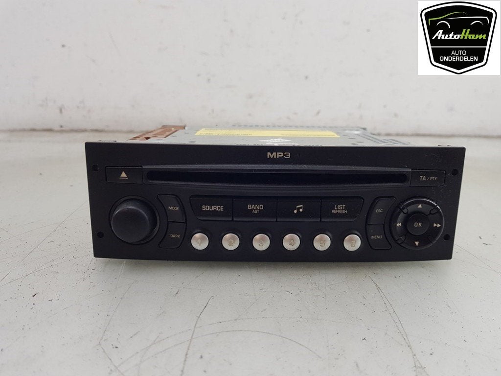 RADIO Peugeot 207 / 207+ (WA / WC / WM) (01-2006/12-2015), Utilisé, Peugeot
