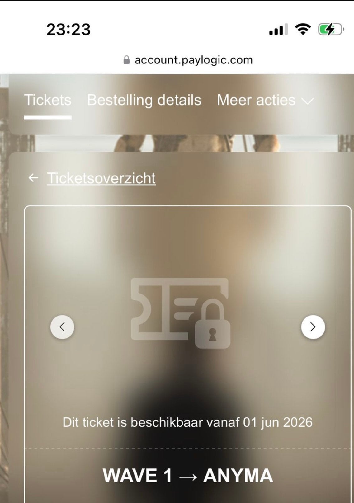 3 tickets Anyma 6/6 in Brussel, Tickets en Kaartjes