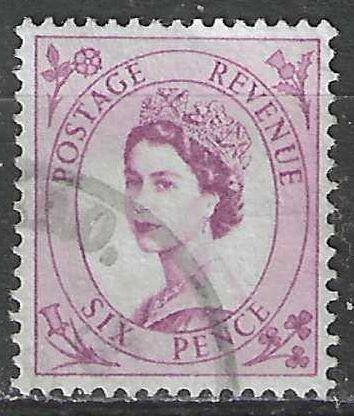 Grande-Bretagne 1952/1954 - Yvert 270 - Elisabeth II (ST), Envoi, Affranchi