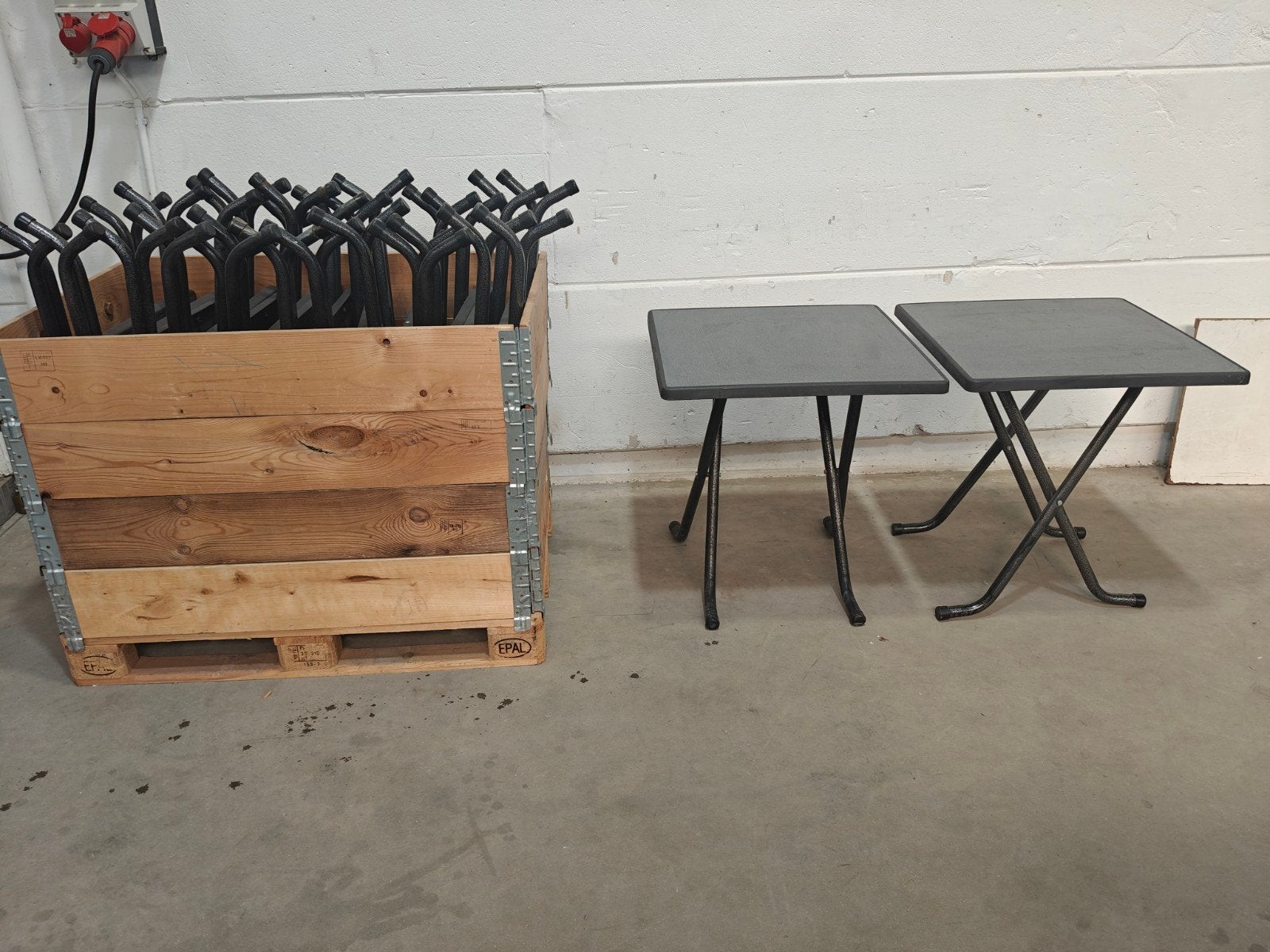 15x opklapbare tafels flexfurn | horeca tafels, Tuin en Terras, Ophalen, Kunststof, Gebruikt, Onbekend