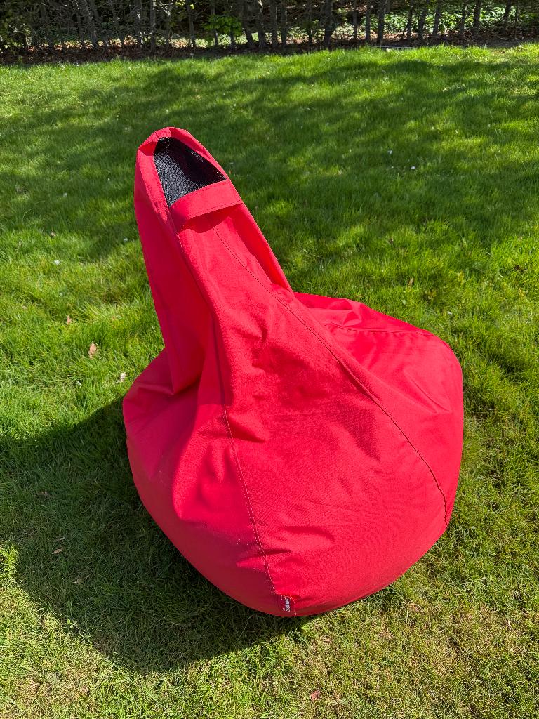 zitzak, Huis en Inrichting, Ophalen, Gebruikt, Rood, Zitzak