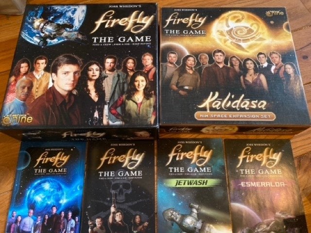 FIREFLY: THE GAME + 5 EXPANSIONS - fantastisch zeldzaam spel, Verzenden