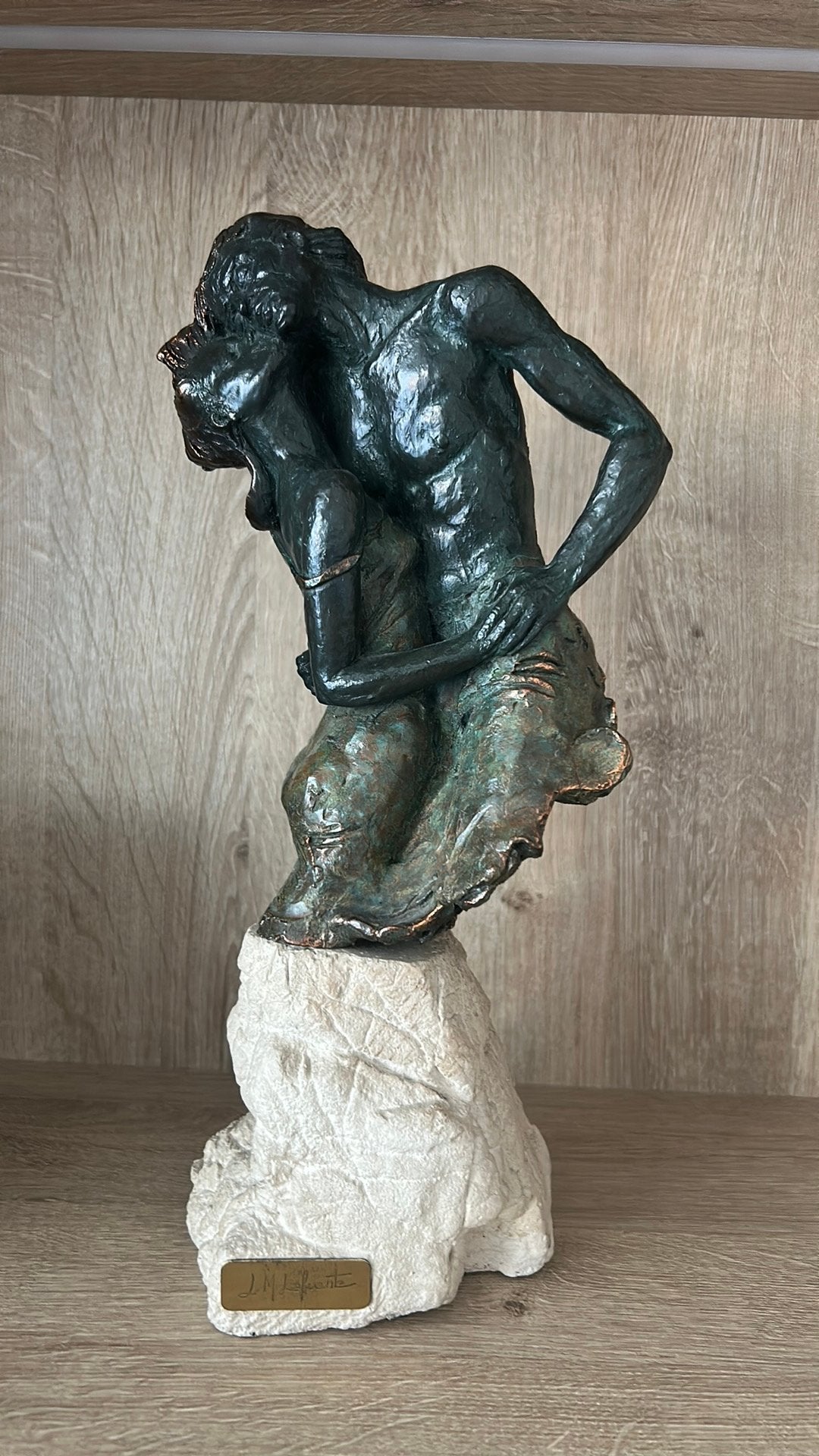 L.M. Lafuente dansend paar bronzen sculptuur, Ophalen, Brons, 20 - 50 cm, Scène
