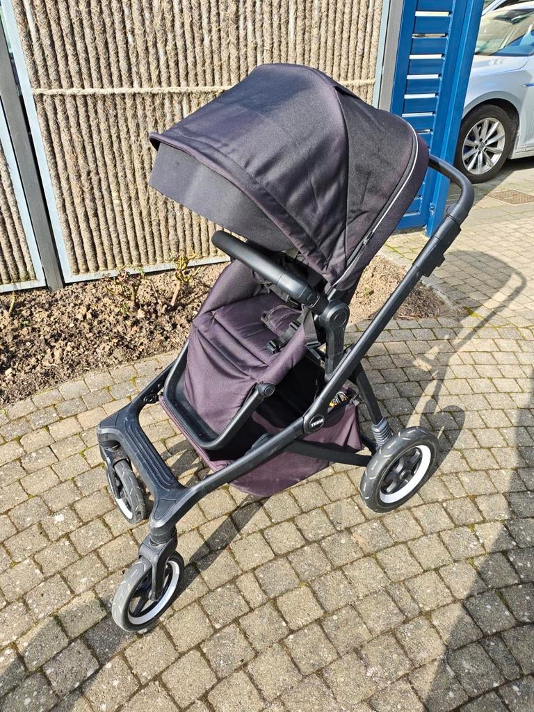 Thule sleek koets+buggy (optie 2 kindjes) met accessoires, Ophalen, Maxi-Cosi, Voetenzak