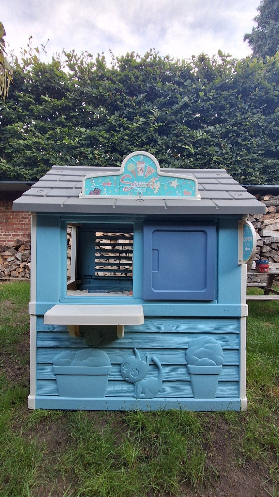 Speelhuisje/ijssalon Smoby, Ophalen, Gebruikt, Kunststof