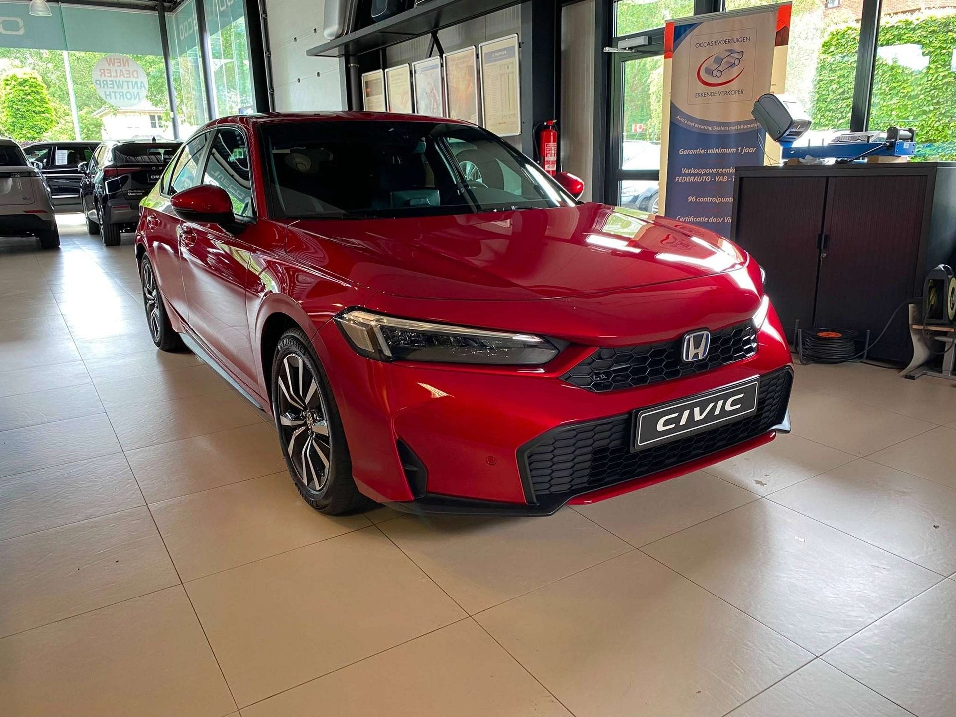 Honda Civic Civic 2.0 e:HEV Elegance directiewagen - €5241, Autos, Achat, Entreprise, Noir, 5 portes
