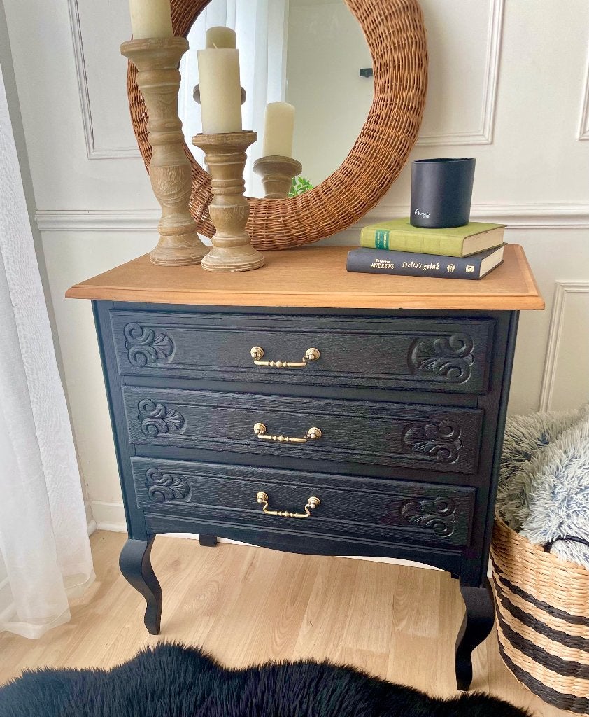 Vintage ladekast / commode, Ophalen, Zo goed als nieuw
