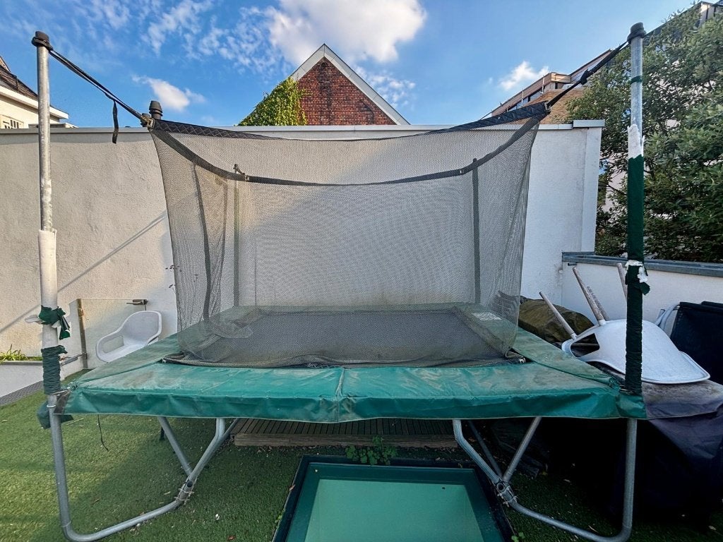 Trampoline Avyna 300x225, Ophalen, Gebruikt