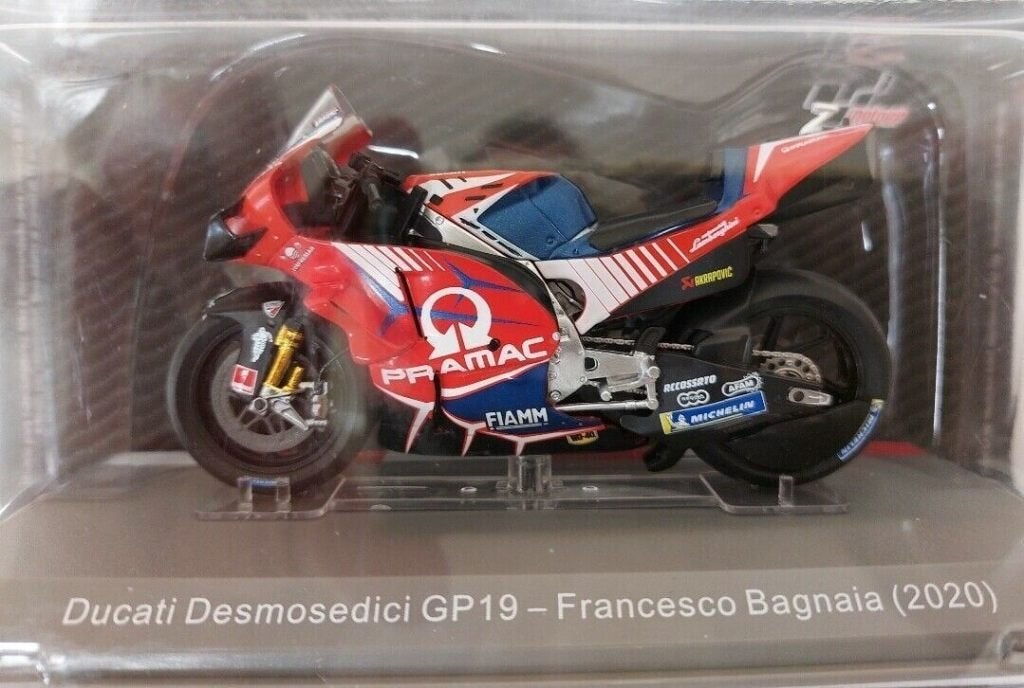 Francesco Bagnaia Pramac Ducati Desmosedici 2020 1:18, Ophalen of Verzenden, Nieuw, Motor, Overige merken