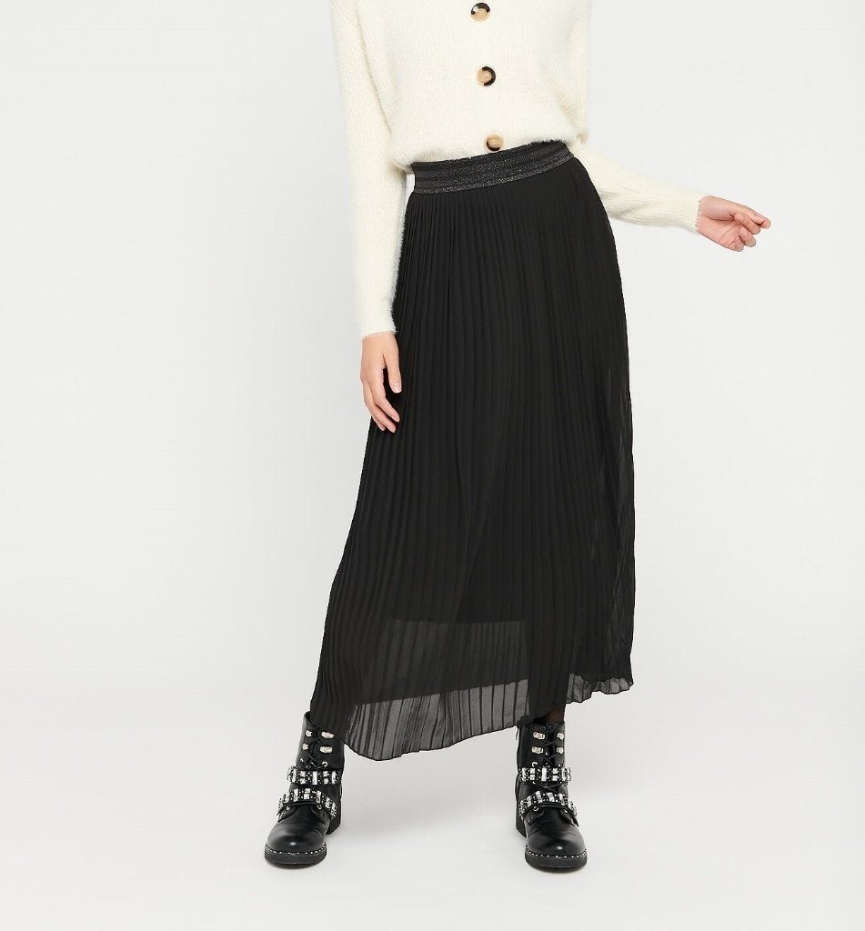 Mooie zwarte lange rok, maat 36, NIEUW, Kleding | Dames, Zwart, Nieuw, Ophalen of Verzenden, Maat 36 (S)