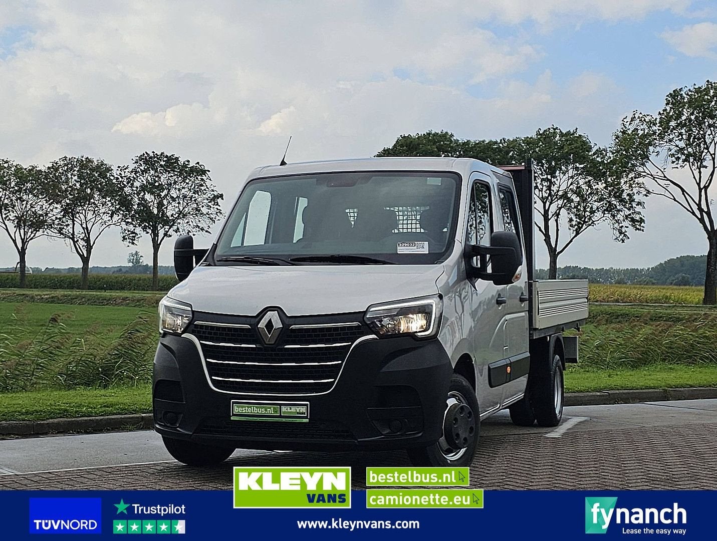 Renault MASTER 2.3 Dub.Cab Open-Laadbak, Auto's, Renault, Bedrijf, Zilver of Grijs, Te koop