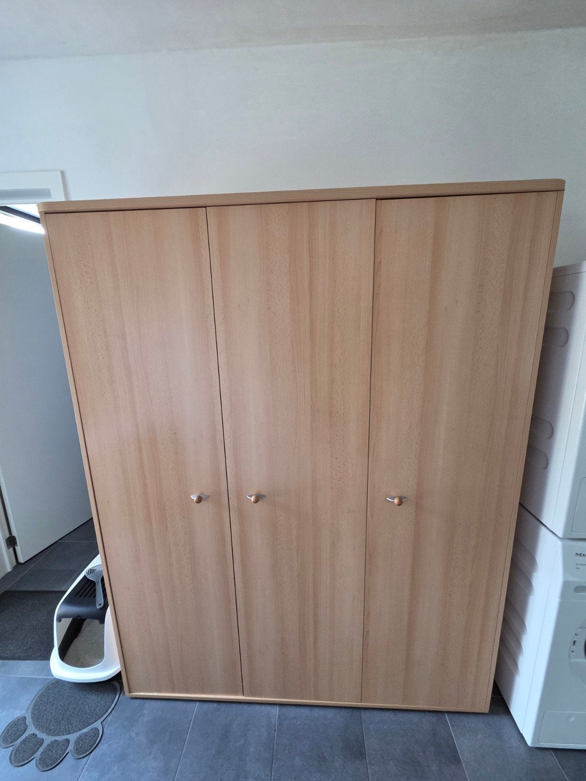 ruime en stevige beuken kast voor student, Ophalen, Gebruikt, Modern hedendaags, Met deur(en)