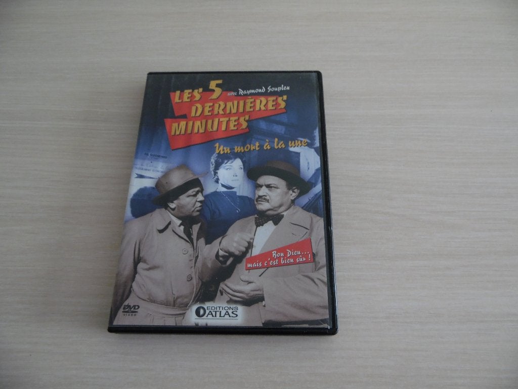 LES CINQ DERNIÈRES MINUTES    UN MORT À LA UNE, Cd's en Dvd's, Dvd's | Tv en Series, Alle leeftijden, Overige genres, Ophalen of Verzenden