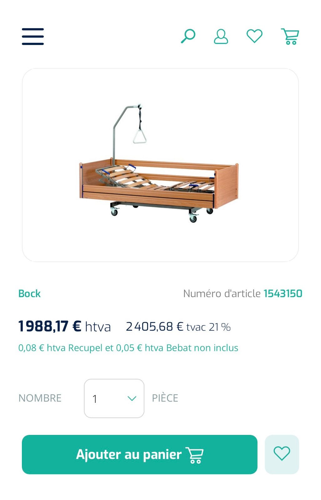 Lit Medical, Divers, Enlèvement, Comme neuf