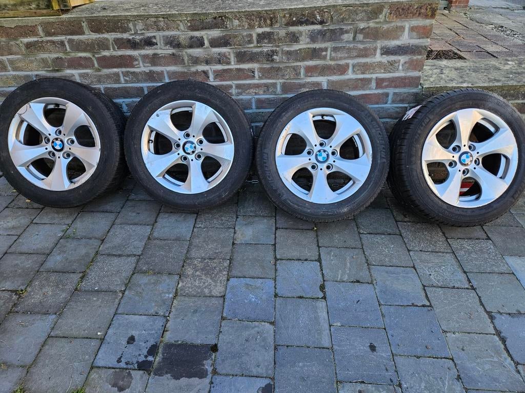 Jantes BMW pneus été 205/55/16, Auto-onderdelen, Banden en Velgen, Ophalen, Zomerbanden, Band(en)