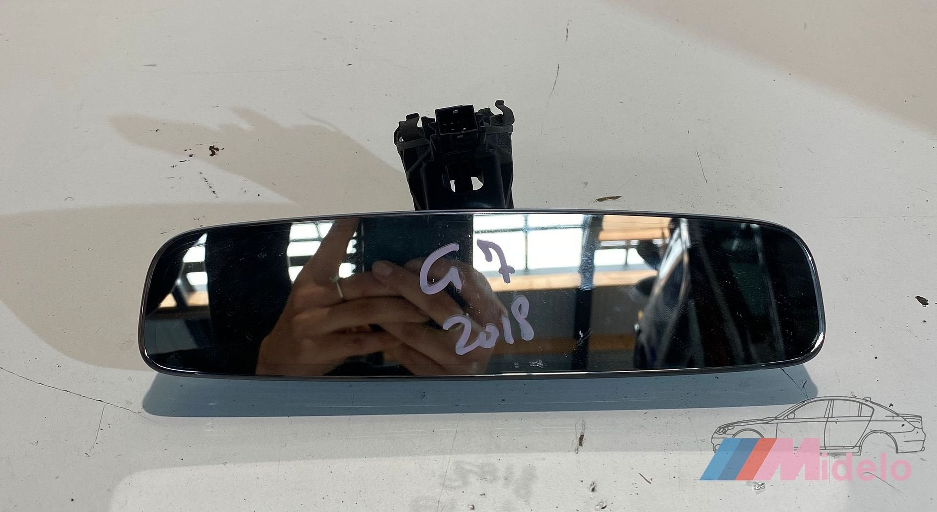 VW GOLF VII BINNENSPIEGEL ZWART, -, Utilisé, -, -