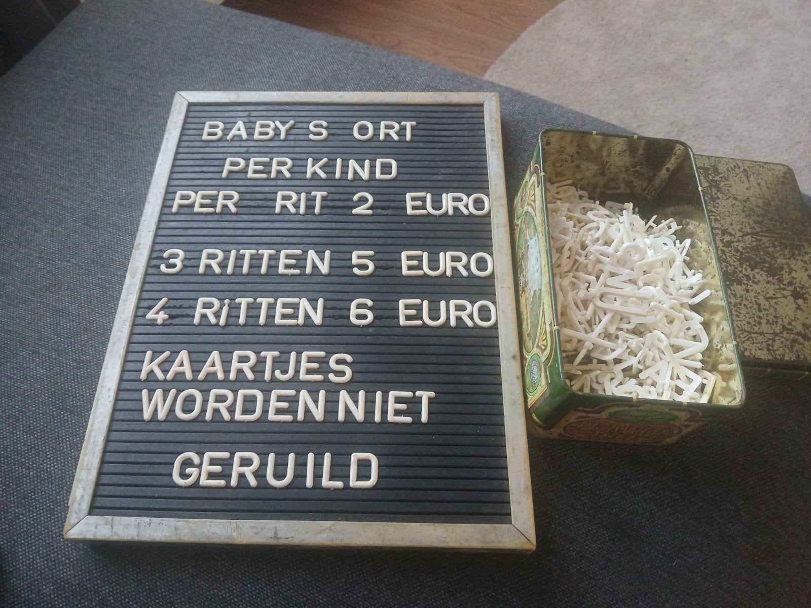 kermis nostalgie prijzen bord, Enlèvement ou Envoi