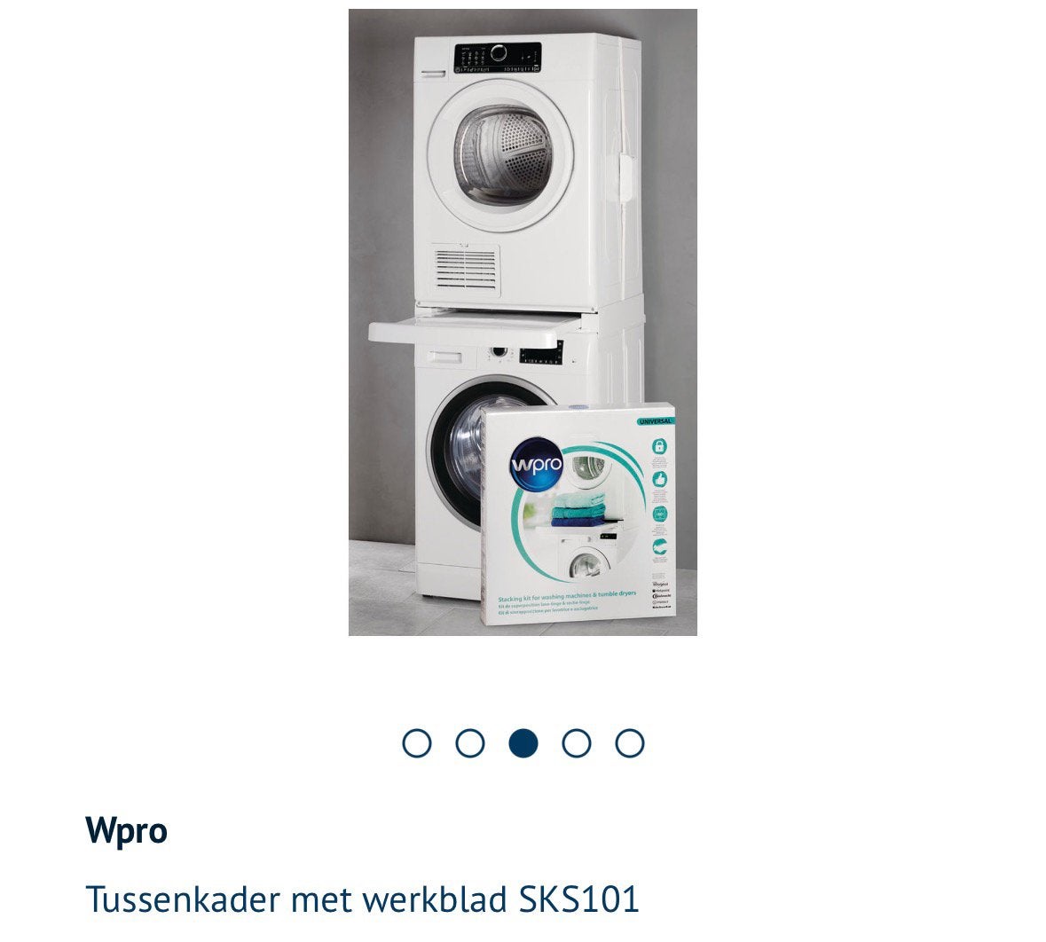 WPRO tussenkader met werkblad, Ophalen, Zo goed als nieuw