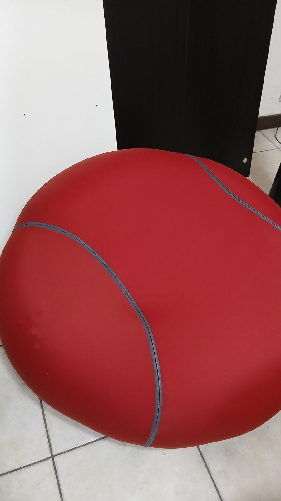 gros pouf the bool Doomoo rouge, Ophalen, Rood, Zitzak