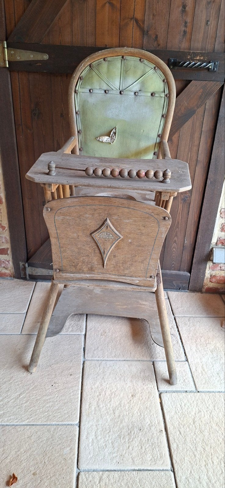 antieke kinderstoel van 1910/1930, Antiek en Kunst, Ophalen