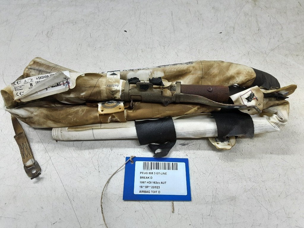 AIRBAG TOIT DROIT 508 SW (F4 / FC / FJ / FR) (9819349580), Utilisé, Peugeot
