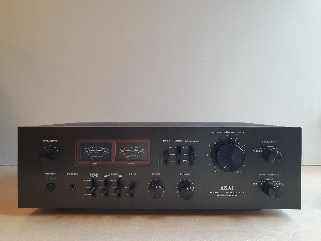Akai Stereo Amplifier AM-2600, Ophalen of Verzenden, Stereo