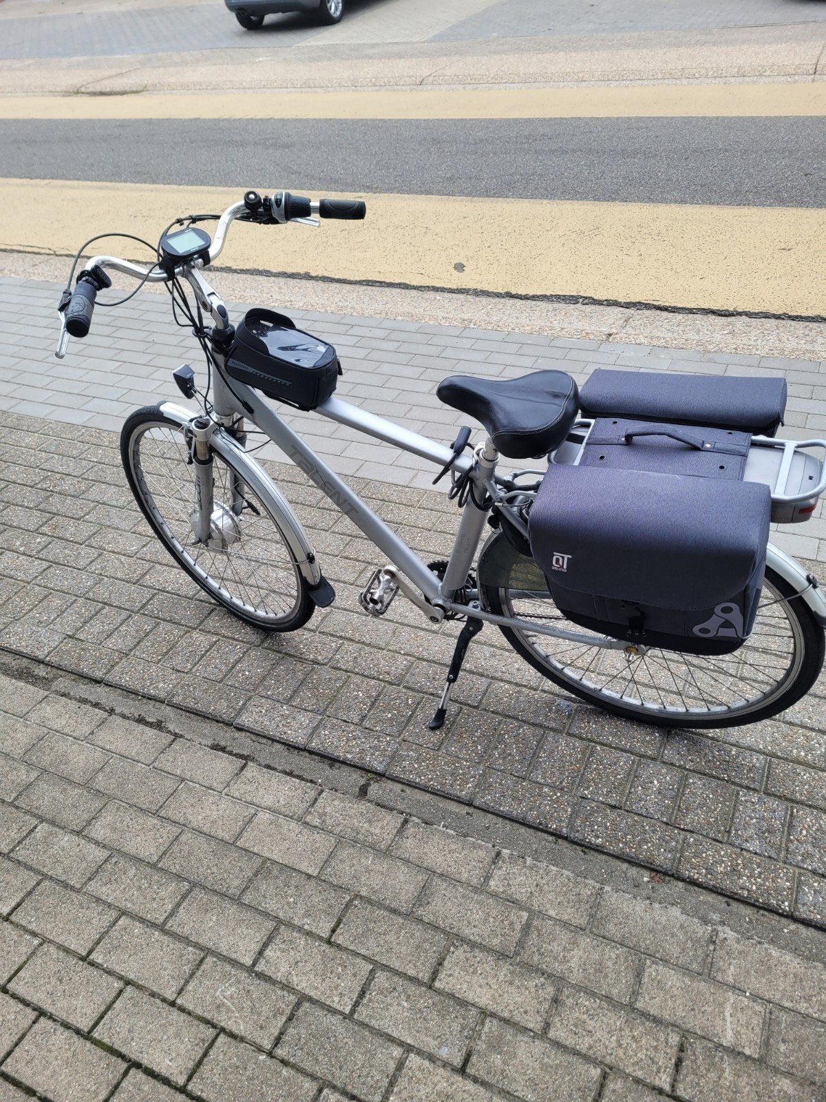 elektrische fiets merk talent, Ophalen, Gebruikt, 30 tot 50 km per accu, Overige merken