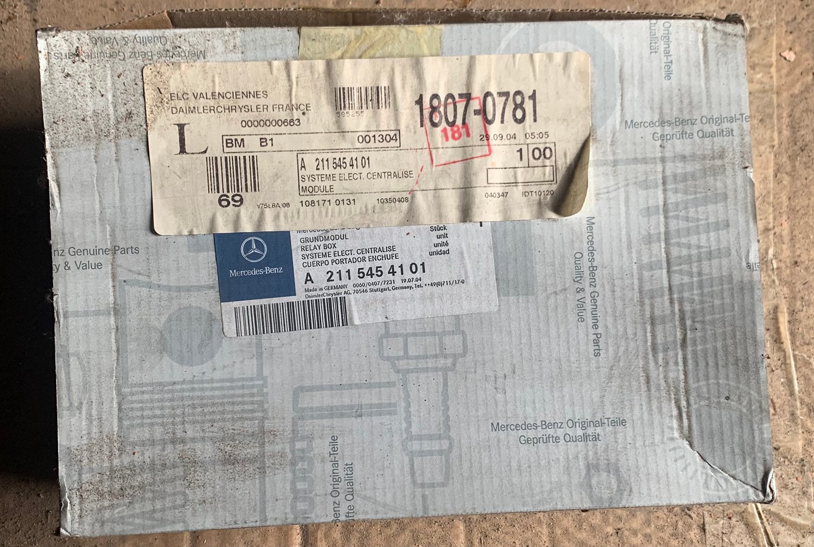 Boîtier Sam neuf et original Mercedes W211, Autos : Pièces & Accessoires, Enlèvement, Neuf