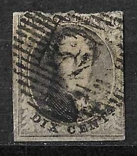 Belgique OPC 6A S.M. le Roi Léopold I, Enlèvement ou Envoi, Affranchi, Maison royale