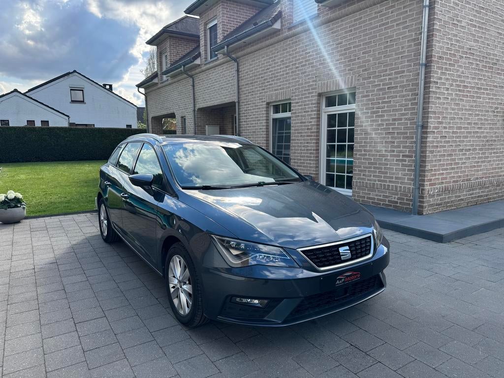 SEAT LEON ST 1.6tdi DSG 2019*115000km*GARANTIE*LED/ACC/Navi, Autos, Seat, Argent ou Gris, Euro 6, Entreprise, Leon