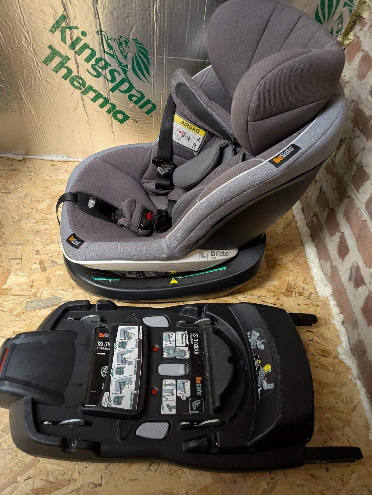 BeSafe IZi Modular X1 I-size, autostoel en basis, Enfants & Bébés, Enlèvement