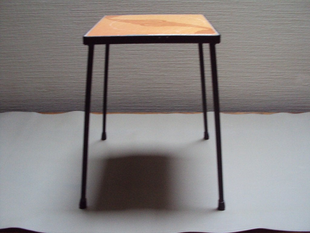 Vintage plantenstoeltje / bijzettafeltje., Ophalen