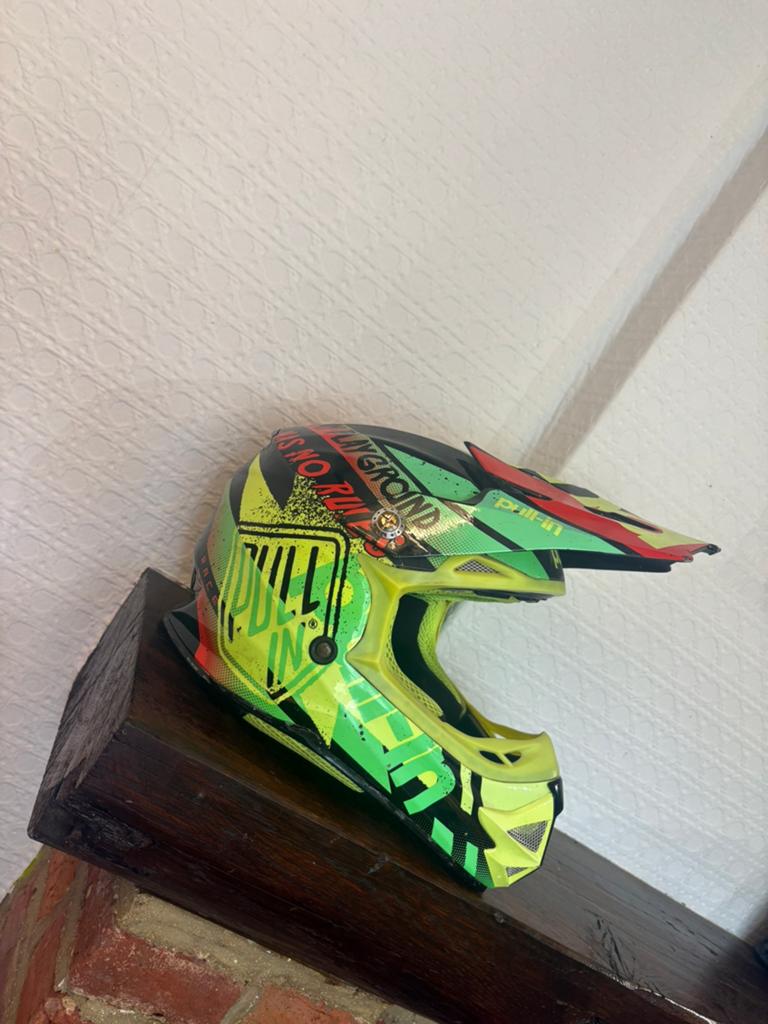 Casque moto cross, Enlèvement, L