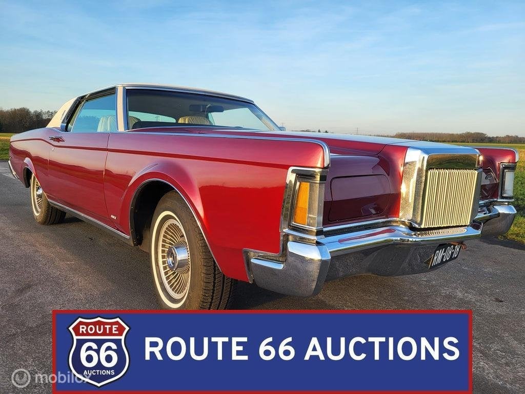Lincoln Continental Coupe | 1970 | Route 66 Auctions, Zwart, Bedrijf, Handgeschakeld, Overige carrosserie
