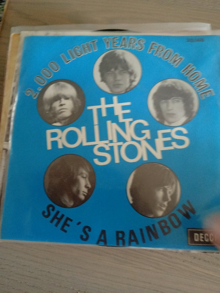 Rolling Stones - She's a rainbow /2000 light years from home, Cd's en Dvd's, Vinyl Singles, Gebruikt, Verzenden, 7 inch, Fotohoes